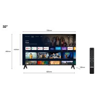 TCL S54 Series 32S5400A TV 81,3 cm (32") HD Smart TV Wi-Fi Prateado 220 cd m²