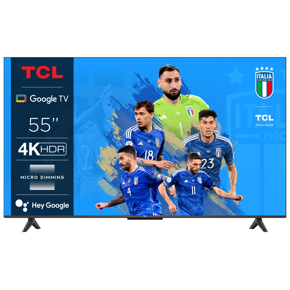 TCL P61 Series 55P61B TV 139,7 cm (55") 4K Ultra HD Smart TV Wi-Fi Titânio