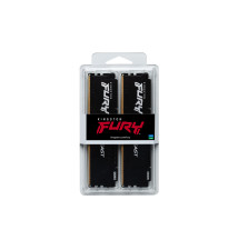 Kingston FURY DDR5 - 32GB - 5600 - CL - 36 - Dual Kit, memory (black, KF556C36BBEK2-32, Fury Beast )