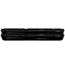 Kingston FURY DDR5 - 32GB - 5600 - CL - 36 - Dual Kit, memory (black, KF556C36BBEK2-32, Fury Beast )