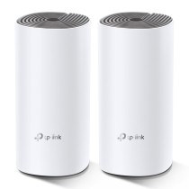 TP-Link Deco E4 (2-pack) Dual-band (2,4 GHz 5 GHz) Wi-Fi 5 (802.11ac) Branco, Cinzento Interno