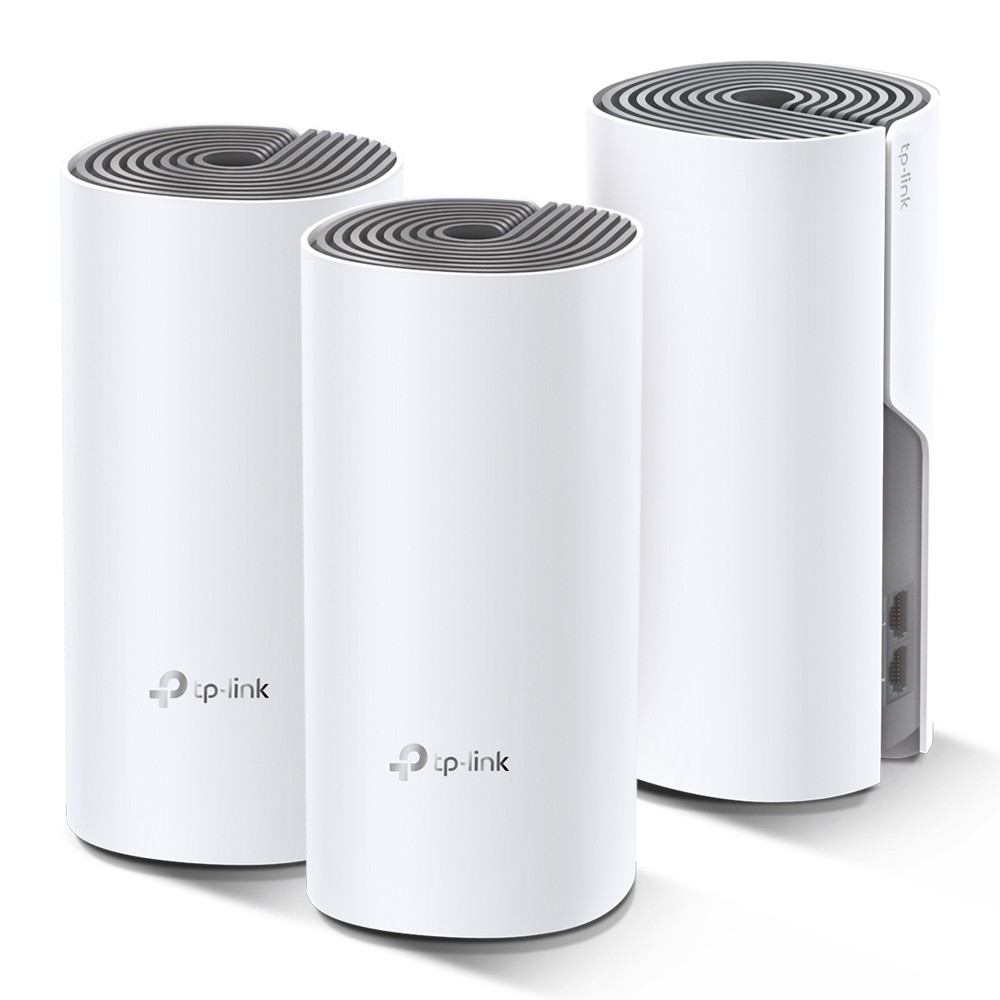 TP-Link Deco E4 (3-pack) Dual-band (2,4 GHz 5 GHz) Wi-Fi 5 (802.11ac) Branco, Cinzento 2 Interno