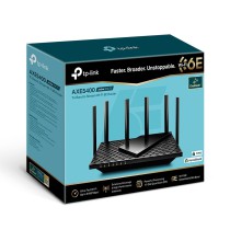 TP-Link Archer AXE75 router sem fios Gigabit Ethernet Tri-band (2.4 GHz 5 GHz 6 GHz) Preto