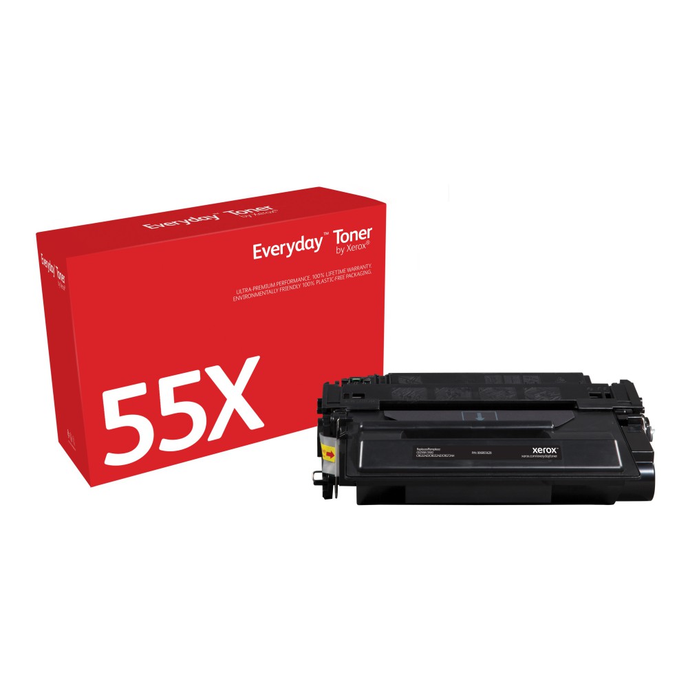 Everyday Toner Preto compatível com HP 55X (CE255X CRG-324II), High capacity