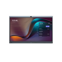 Yealink MeetingBoard Plasma interativo 165,1 cm (65") LED Wi-Fi 4K Ultra HD Preto Ecrã táctil Processador built-in Android 10