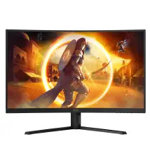 AOC G4 CQ32G4VE 32" 2K QHD VA Curva 180Hz Preto