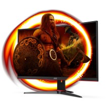 AOC G2 C27G2E BK monitor de ecrã 68,6 cm (27") 1920 x 1080 pixels Preto, Vermelho