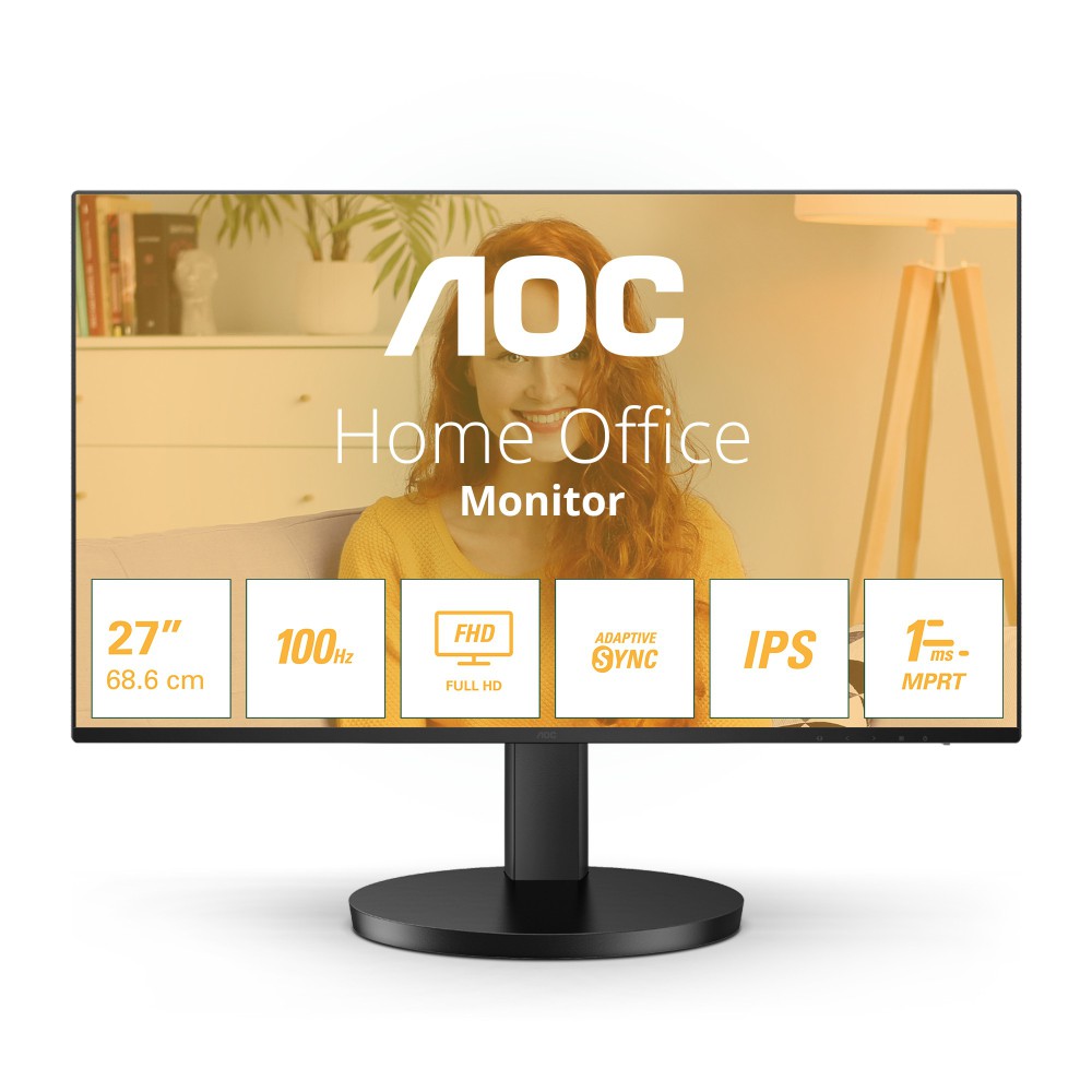 AOC B3 27B3HA2 LED display 68,6 cm (27") 1920 x 1080 pixels Full HD Preto