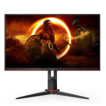 AOC G2 Q27G2U BK monitor de ecrã 68,6 cm (27") 2560 x 1440 pixels Quad HD LED Preto, Vermelho