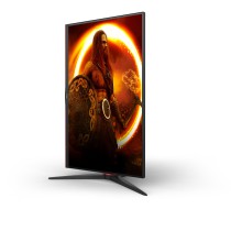 AOC G2 Q27G2U BK monitor de ecrã 68,6 cm (27") 2560 x 1440 pixels Quad HD LED Preto, Vermelho