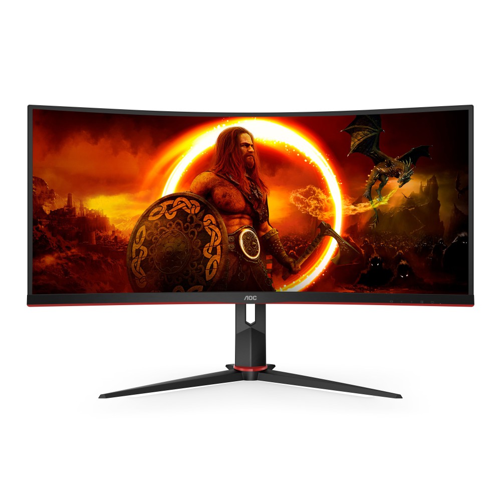 AOC G2 CU34G2XP monitor de ecrã 86,4 cm (34") 3440 x 1440 pixels UltraWide Quad HD LED Preto