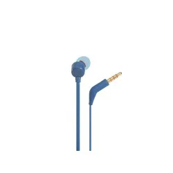 JBL Auriculares Com Fio + Micro T110 Azul - JBLT110BLU