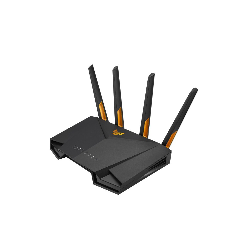 ASUS TUF Gaming AX3000 V2 router sem fios Gigabit Ethernet Dual-band (2,4 GHz 5 GHz) Preto, Laranja