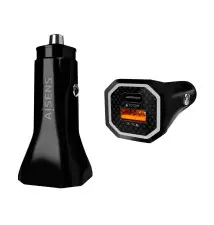 Carregador de Isqueiro Duplo AISENS (USB-C - USB-A - 38W)