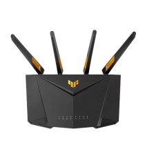 ASUS TUF Gaming AX3000 V2 router sem fios Gigabit Ethernet Dual-band (2,4 GHz 5 GHz) Preto, Laranja