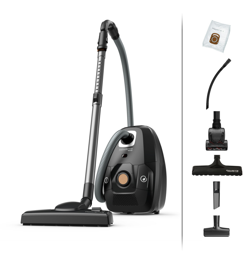 Aspirador Com Saco ROWENTA Green Force Effitech (400W - 4,5L - Preto)