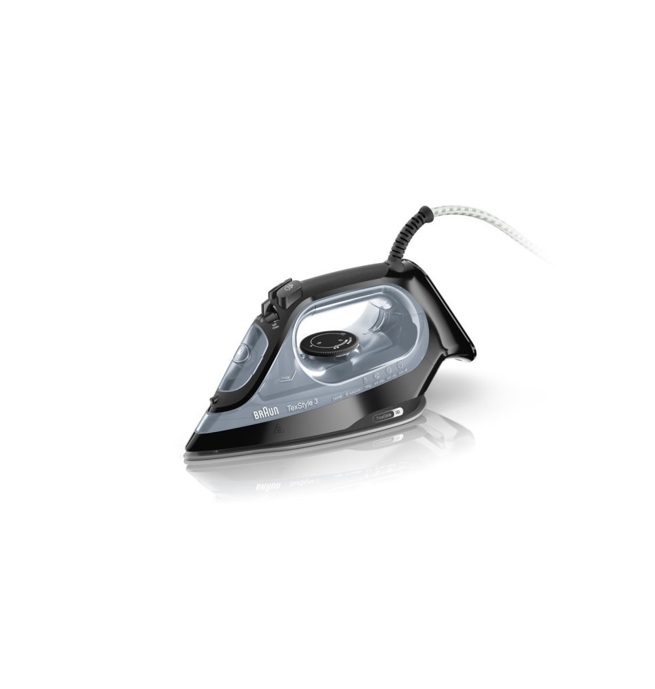 Ferro de Engomar BRAUN TexStyle 3 SI 3055 (0,27l - Seco Vapor - Preto)