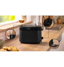 Torradeira BOSCH TAT2M123 (2 fatias - 950W - Preto)