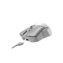 ASUS ROG Gladius III Wireless Aimpoint White rato Jogos Mão direita RF Wireless + Bluetooth + USB Type-A Ótico 36000 DPI