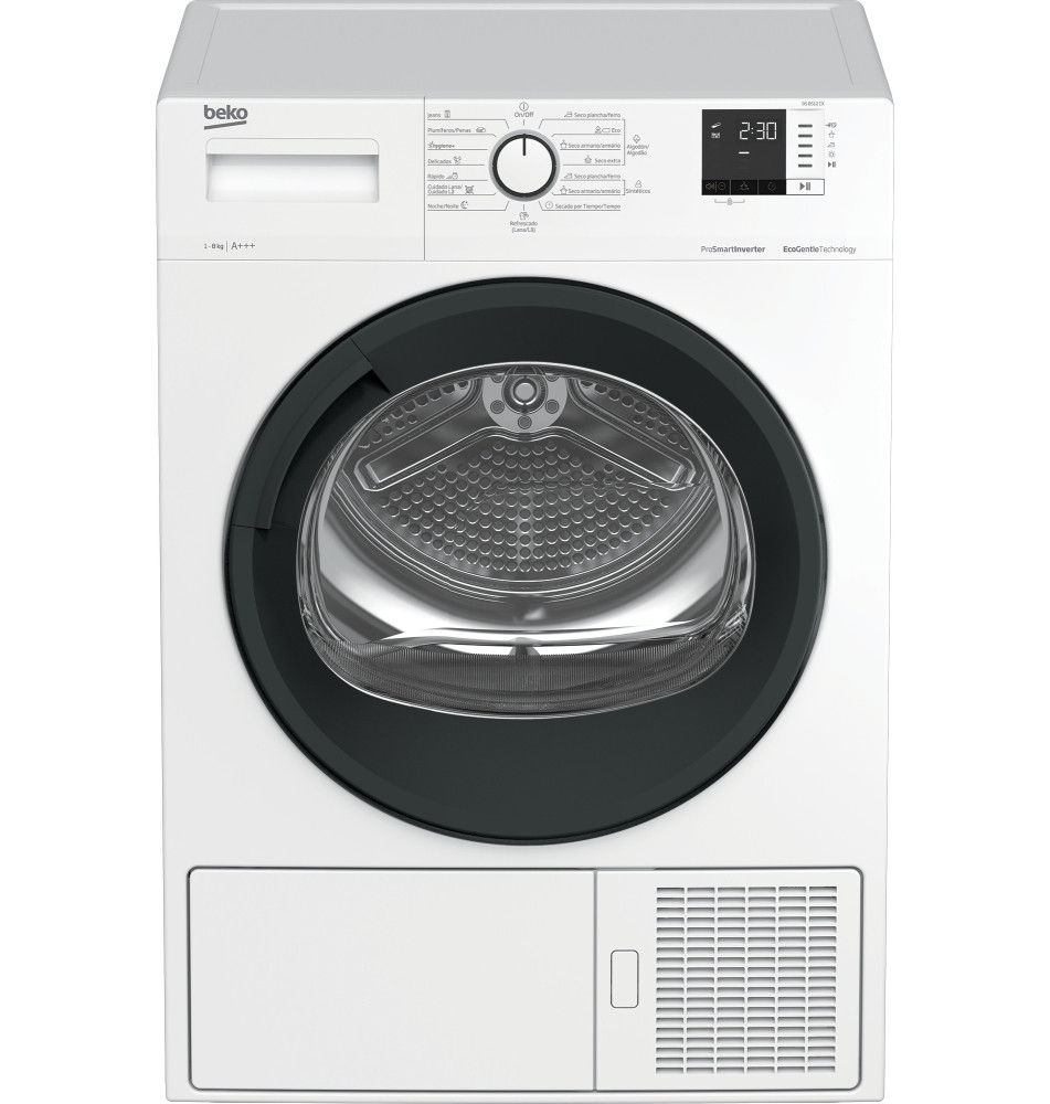 Máquina de Secar Roupa BEKO DS8512CX (8Kg - Bomba de Calor - A+++)