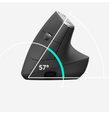 Rato Logitech MX Vertical Advanced (Ótico - 4000DPI - Grafite)