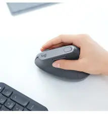 Rato Logitech MX Vertical Advanced (Ótico - 4000DPI - Grafite)