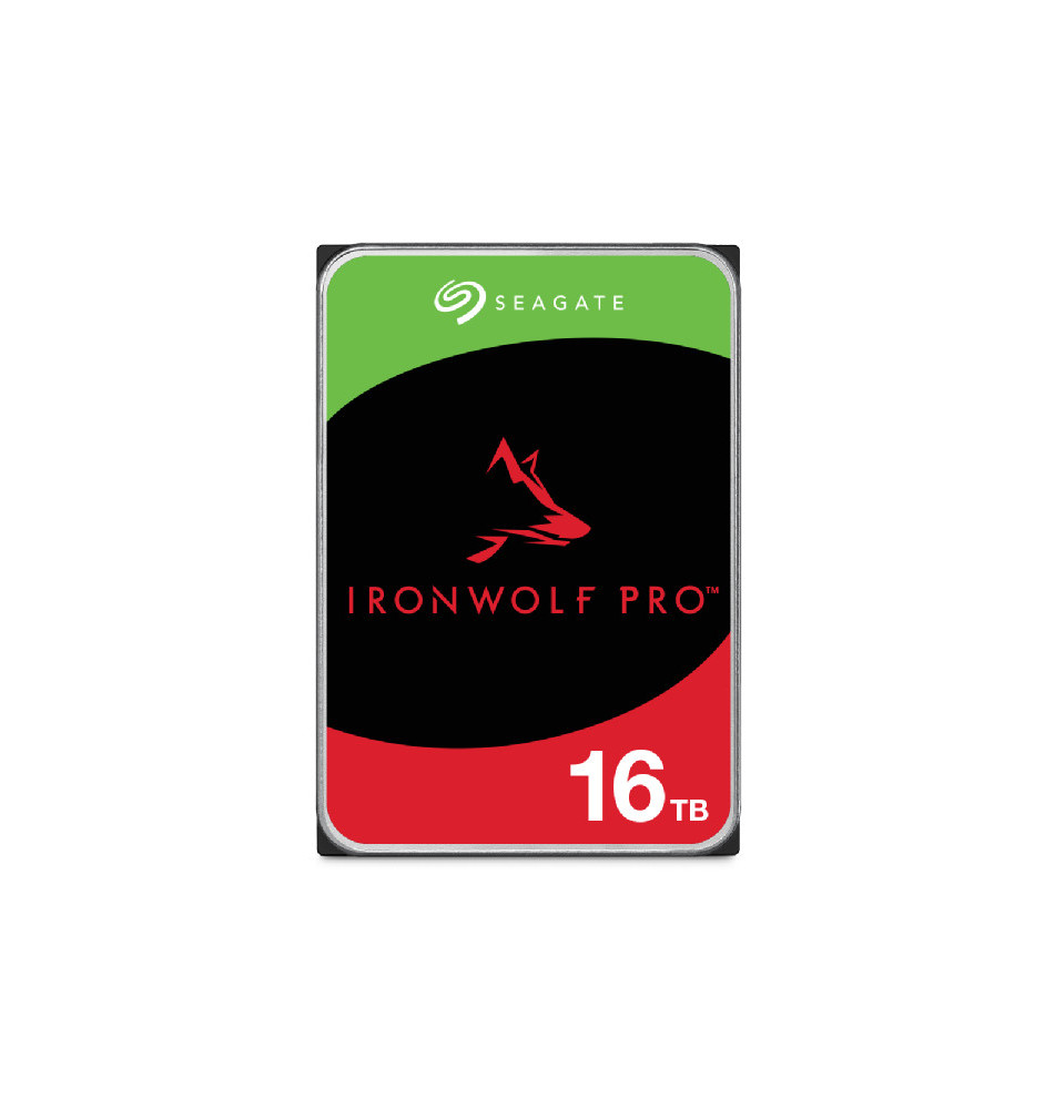 Disco Rígido SEAGATE IronWolf Pro 16TB (3,5'' - 6 Gbit s - 7200 RPM)