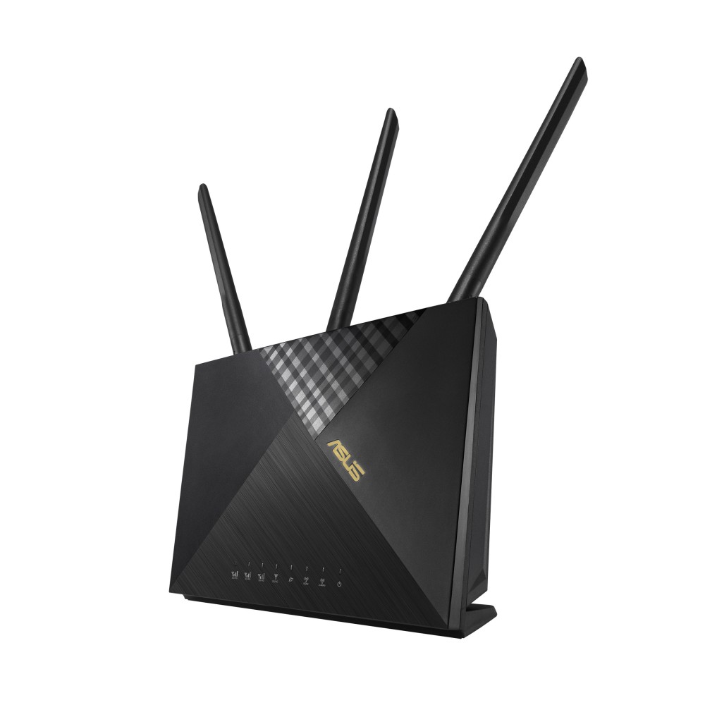 ASUS 4G-AX56 router sem fios Gigabit Ethernet Dual-band (2,4 GHz 5 GHz) Preto