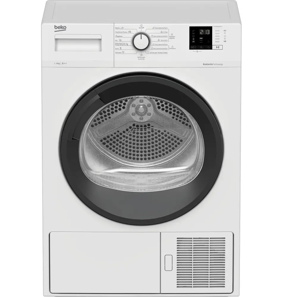 Máquina de Secar Roupa BEKO DHS8413GA1 (Independente - 8Kg - Branco)