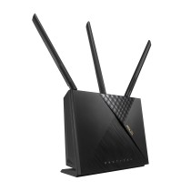ASUS 4G-AX56 router sem fios Gigabit Ethernet Dual-band (2,4 GHz 5 GHz) Preto