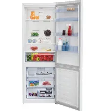Frigorífico Combinado BEKO RCNE560K40WN (Independente - 514L - Branco)