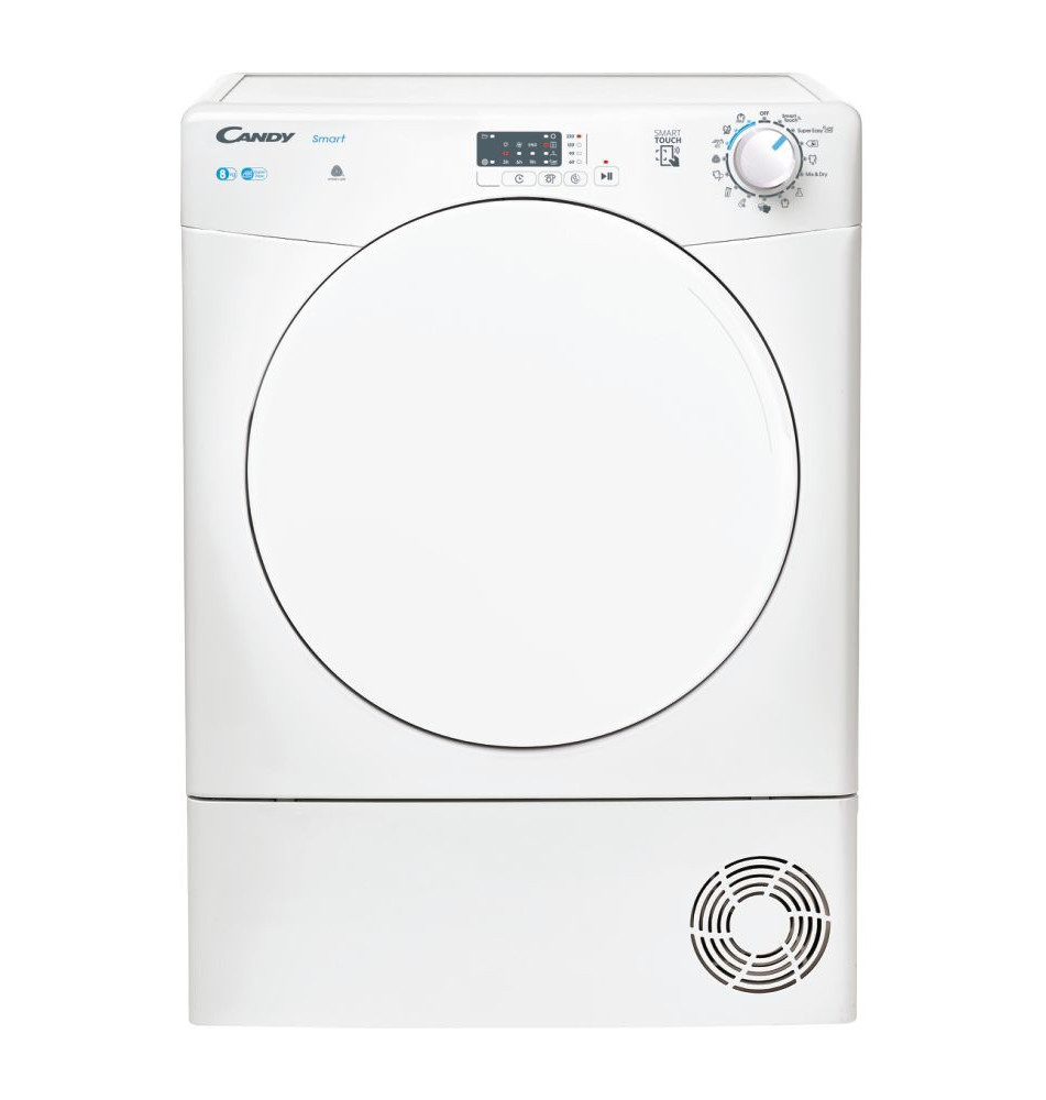 Máquina de Secar Roupa CANDY Smart CSE C8LF-S (Independente - 8Kg - Branco)