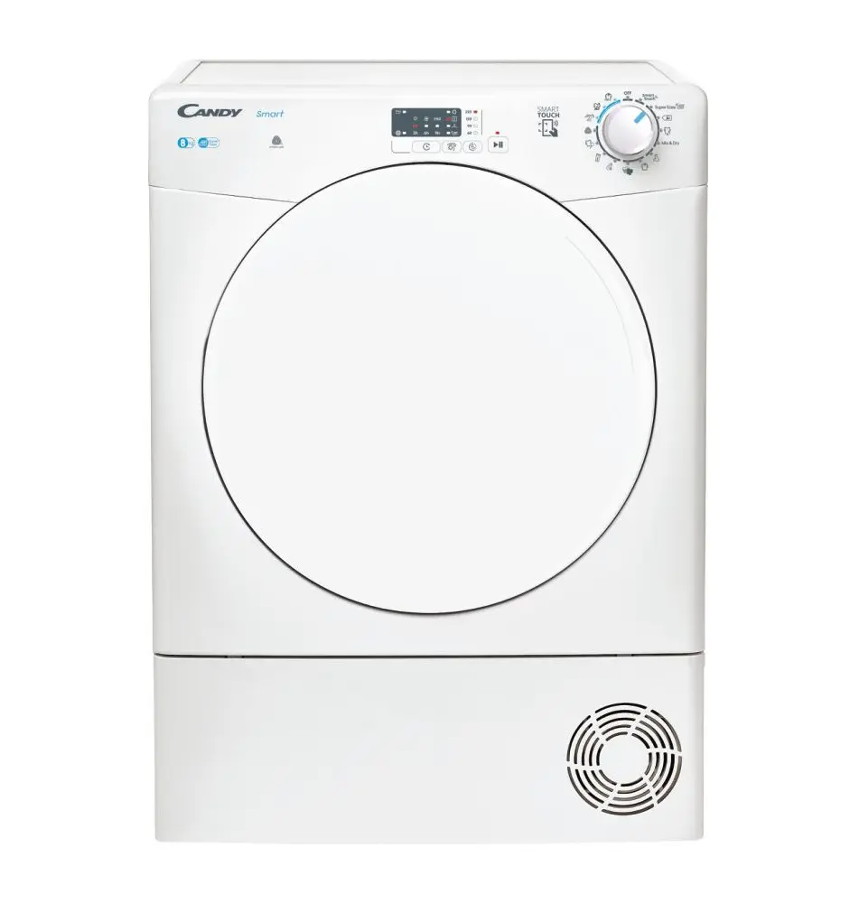 Máquina de Secar Roupa CANDY Smart CSE C8LF-S (Independente - 8Kg - Branco)