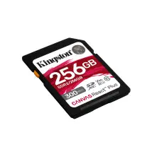 Cartão de Memória SD KINGSTON TECHNOLOGY Canvas React Plus 256GB (Classe 10 - UHS-II - 300 MB s)