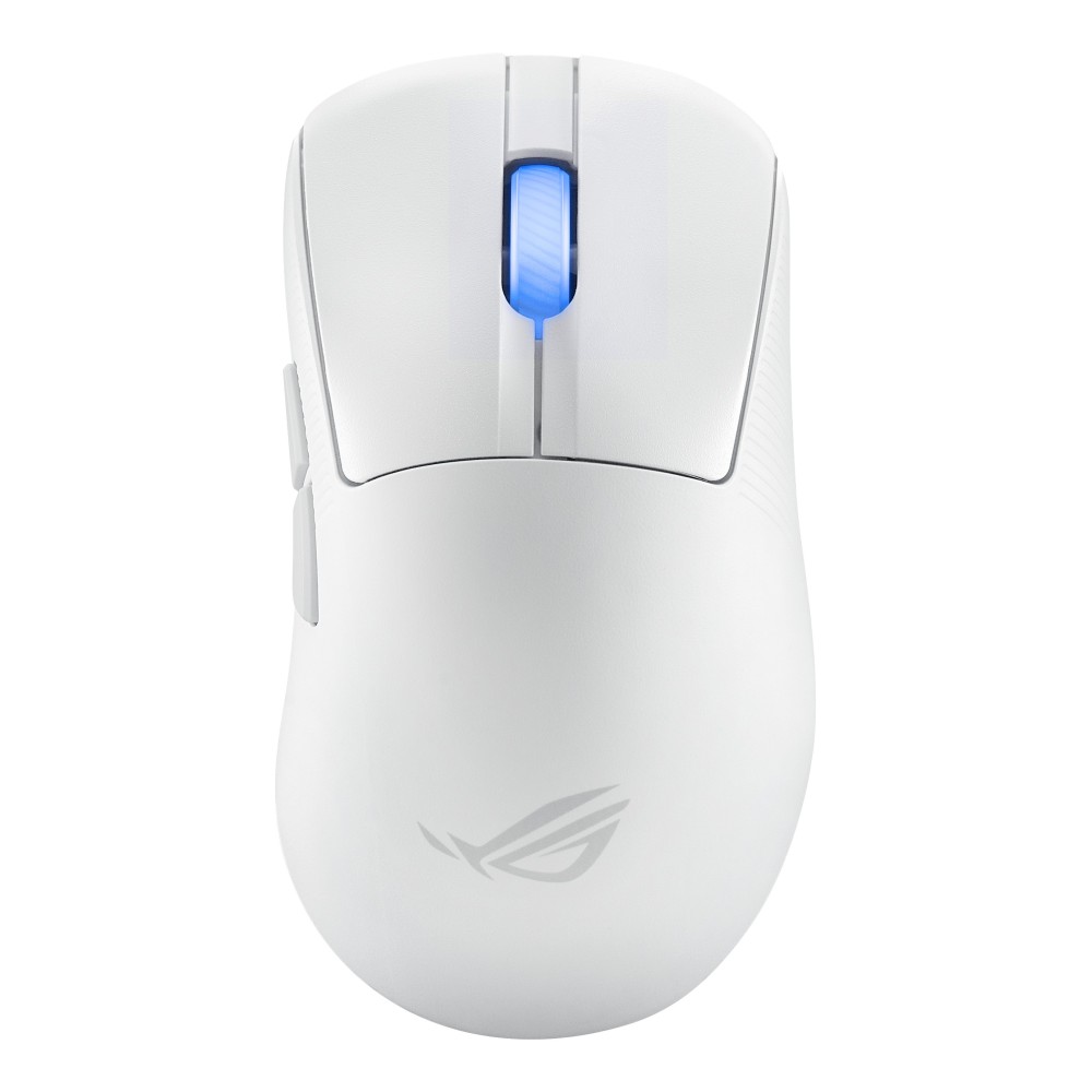 ASUS ROG Keris II Ace Wireless AimPoint White rato Jogos Mão direita RF Wireless + Bluetooth + USB Type-A Ótico 42000 DPI