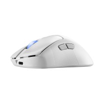 ASUS ROG Keris II Ace Wireless AimPoint White rato Jogos Mão direita RF Wireless + Bluetooth + USB Type-A Ótico 42000 DPI