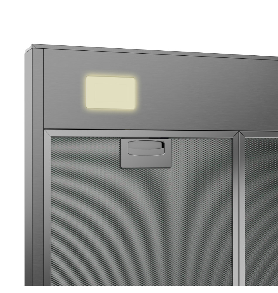 Exaustor de Parede BEKO BHCB61622BXH (613 m³ h - Inox - Recirculante)