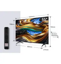 Televisor TCL P75 55" (LED - Smart TV - Titânio)