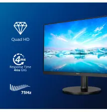 Monitor PHILIPS V Line 275V8LA 00 27" (4ms - 75Hz - Preto)
