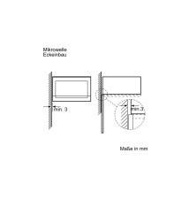 Micro-ondas BOSCH BFL520MS0 800W (Encastre - 20L - Preto)