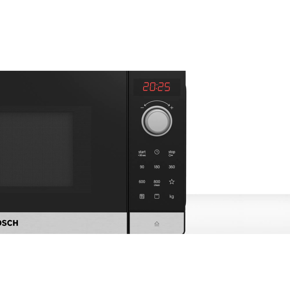 Micro-ondas BOSCH Serie 2 FEL023MS2 800W (Independente - 20L - Preto Inox)