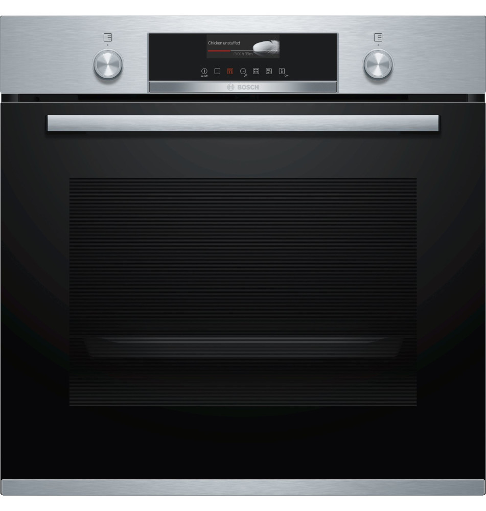 Forno Elétrico BOSCH Serie 6 HBG579BS0 (Encastre - 71L - Preto Inox)