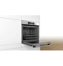 Forno Elétrico BOSCH Serie 6 HBG579BS0 (Encastre - 71L - Preto Inox)