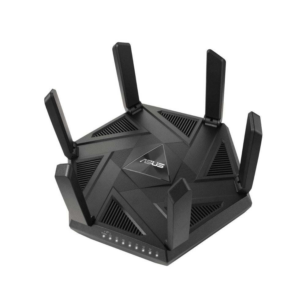 ASUS RT-AXE7800 router sem fios Tri-band (2.4 GHz 5 GHz 6 GHz) Preto