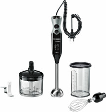 Liquidificador BOSCH MSM67170 (750 W - 12 velocidades - Preto Prateado)