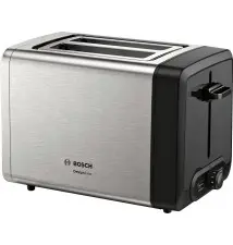 Torradeira BOSCH TAT4P420 (2 fatias - 970W - Preto Inox)