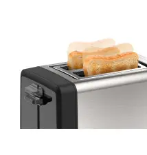 Torradeira BOSCH TAT4P420 (2 fatias - 970W - Preto Inox)