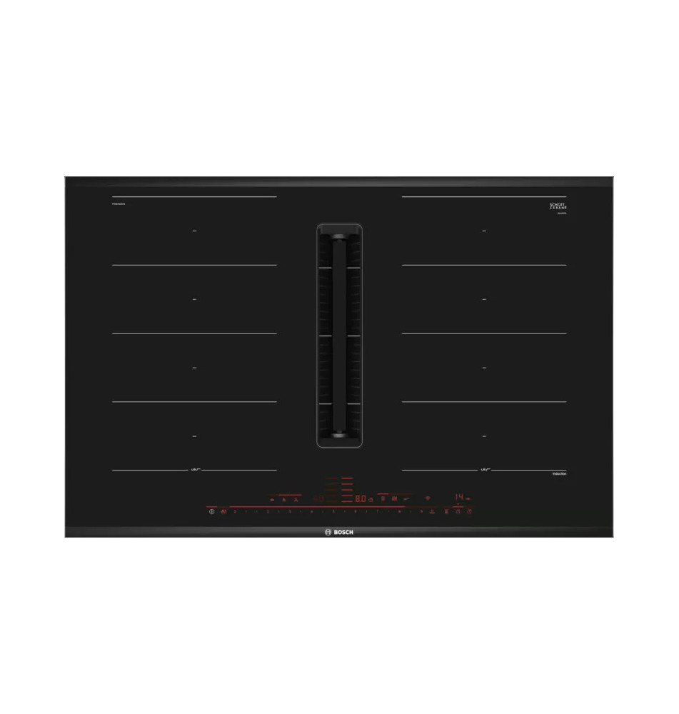Placa de Indução BOSCH Serie 8 PXX875D67E (Encastre - 4 zonas - Preto)