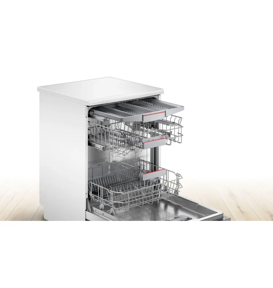 Máquina de Lavar Loiça BOSCH Serie 4 SMS4HVW33E (Debaixo do balcão - 13 talheres - Branco)