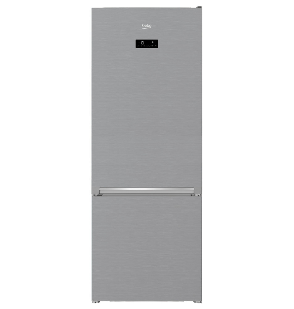 Frigorífico Combinado BEKO RCNE560E40ZXBN (Independente - 560L - Prateado)